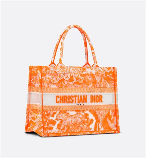 orange dior tote|Dior book tote 2022.